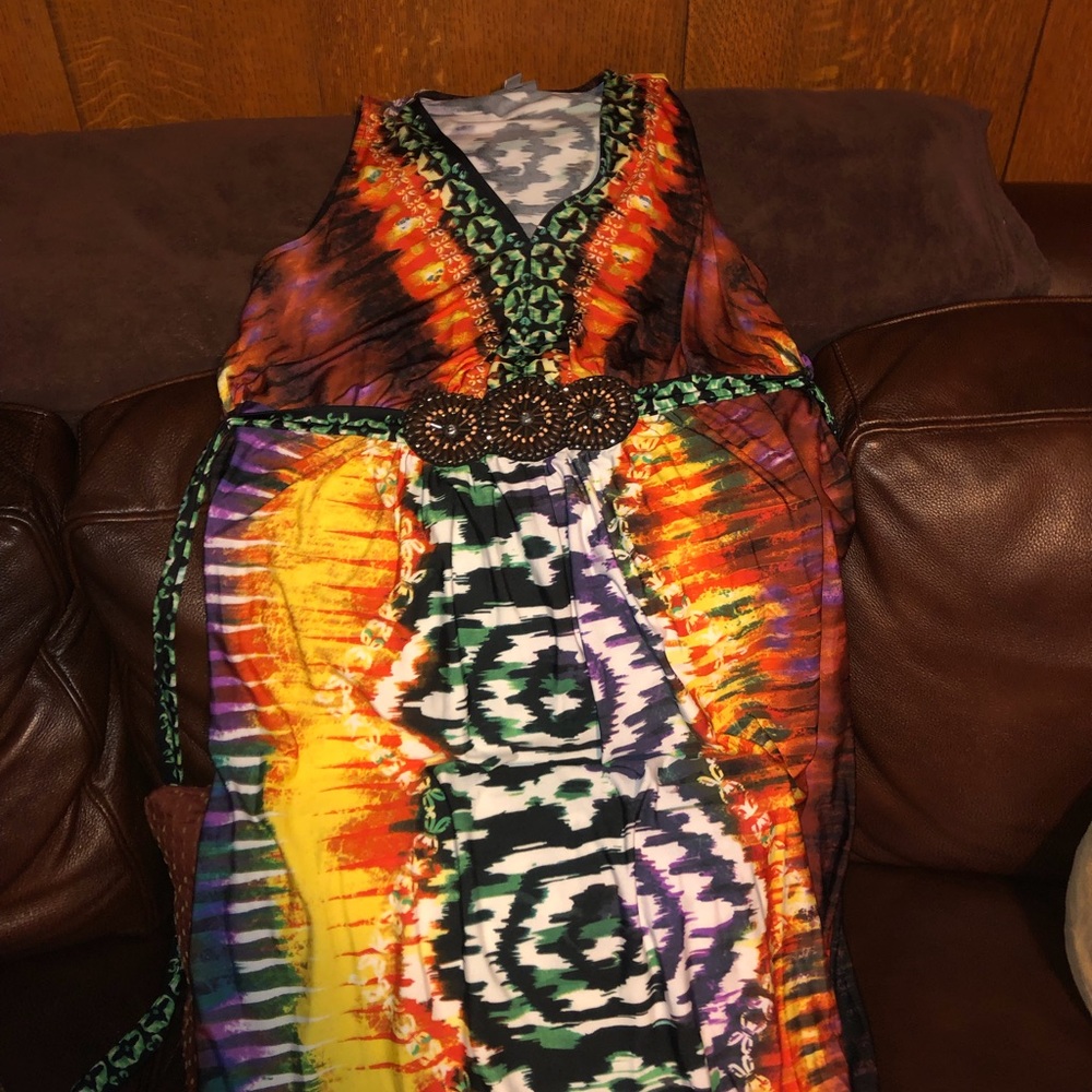 Multicolored summer dress